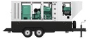 Cummins rental genset - engine bay cutaway