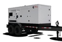 Cummins rental towable - tandem axle, control panel side