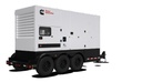 Cummins rental towable - tri-axle trailer, rear quarter