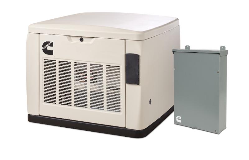 Cummins RS20AC C20N6HC 20kW Air Cooled Home Standby Generator Combo 200 ATS A065D231