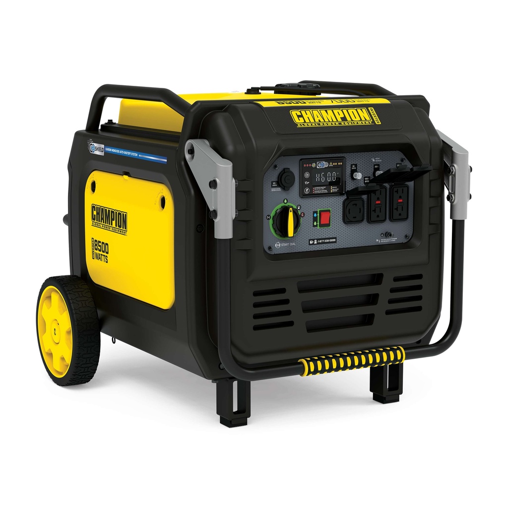 Champion 8500-Watt Electric Start Home Backup Portable Inverter Generator with Quiet Technology and CO Shield®