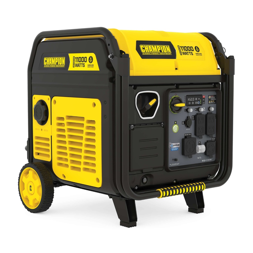 Champion 11,000-Watt Wireless Remote Start Home Backup Portable Inverter Generator with Quiet Technology and CO Shield®