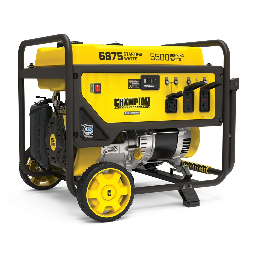 Champion 5500-Watt Portable Generator with CO Shield®