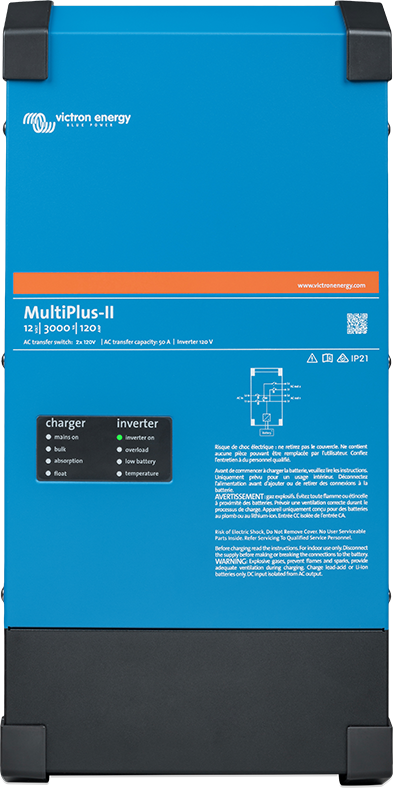 MultiPlus-II 12/3000/120-50 2x120V*If 0, order PMP122305102*