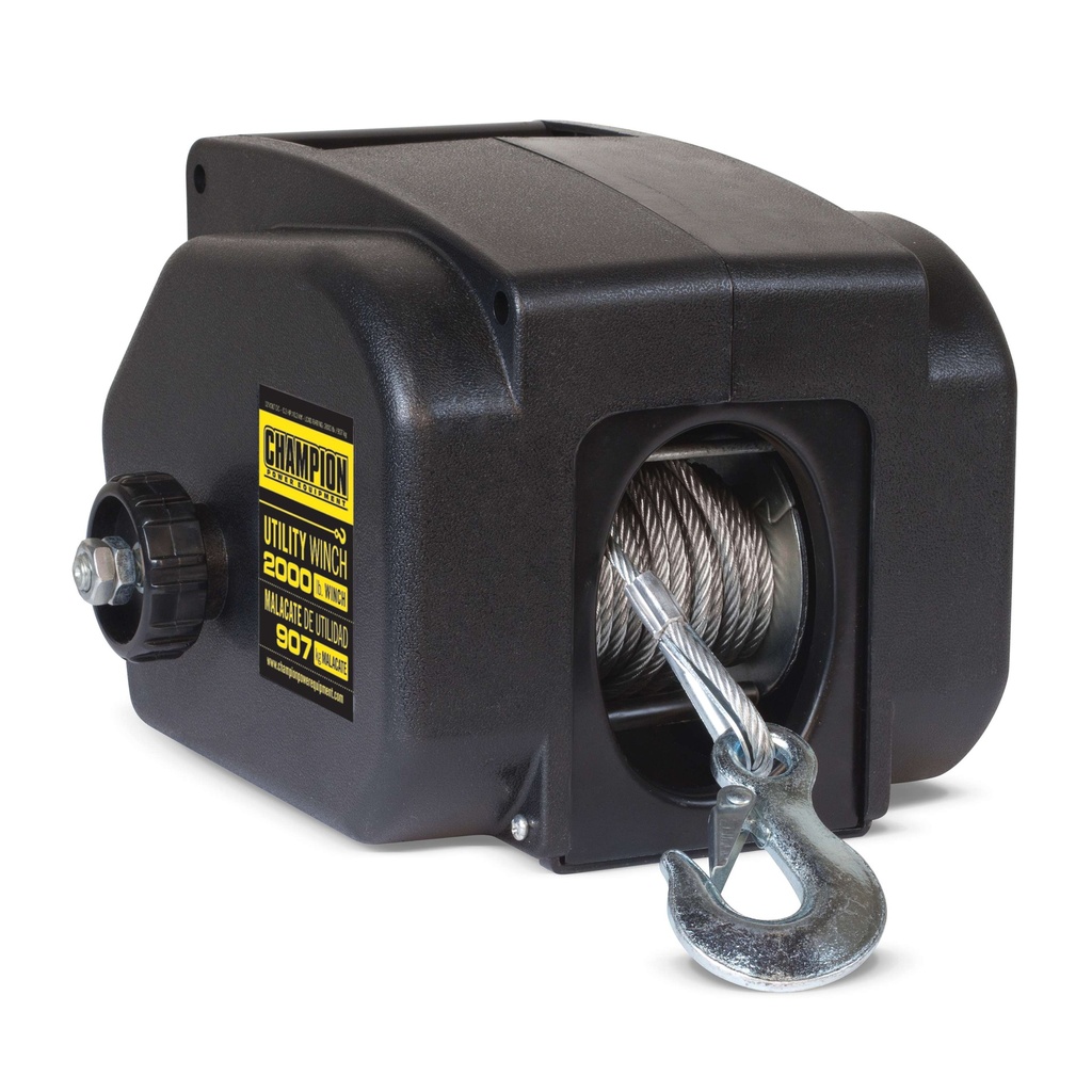 Champion 2000-lb. Marine/Trailer Utility Winch Kit