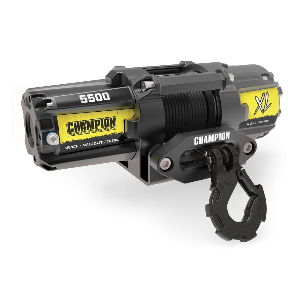 Champion XL 5500-lb. ATV/UTV Synthetic Rope Winch Kit