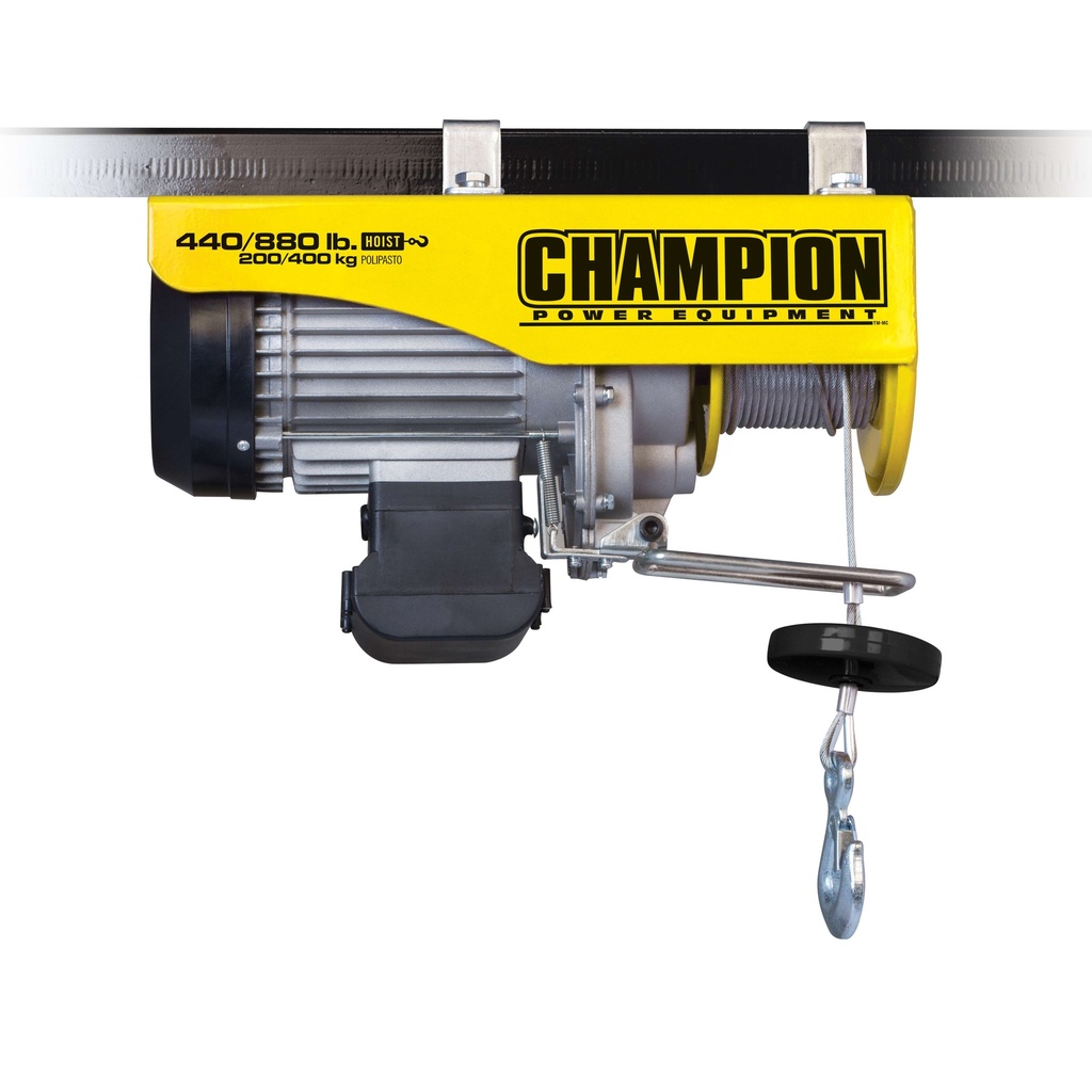 Champion 440/880-lb. Automatic Electric Hoist with Remote Control