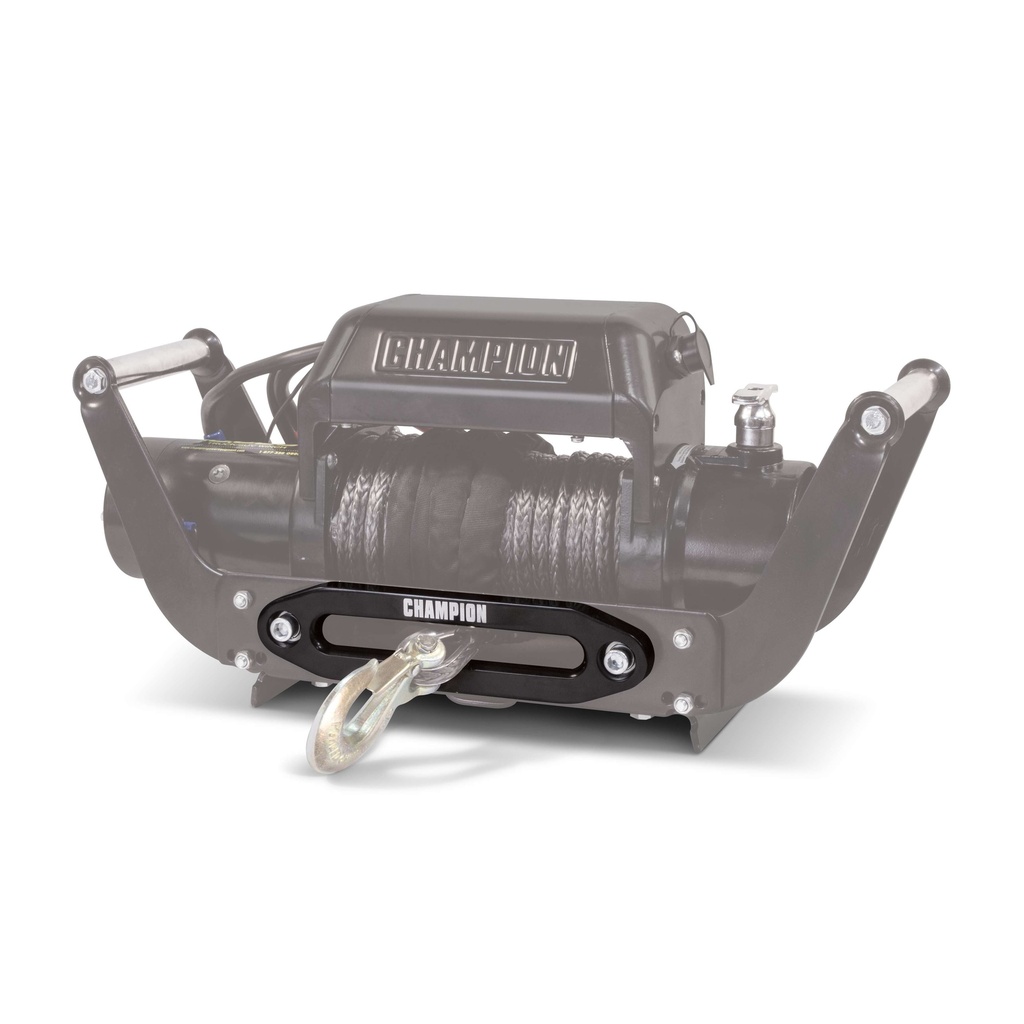 Champion Aluminum Hawse Fairlead for 8000-12,000 lb. Truck/SUV Winches for Synthetic Rope