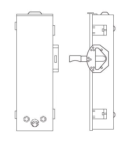 WINCO 100 Amp Manual Transfer Switch 208/240V 3-PH
