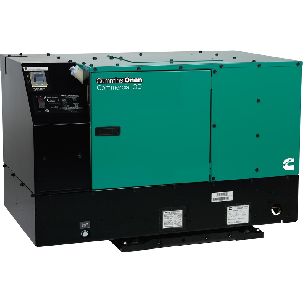Cummins Commercial Mobile 12 kW Diesel Generator — 12HDKCD-2209