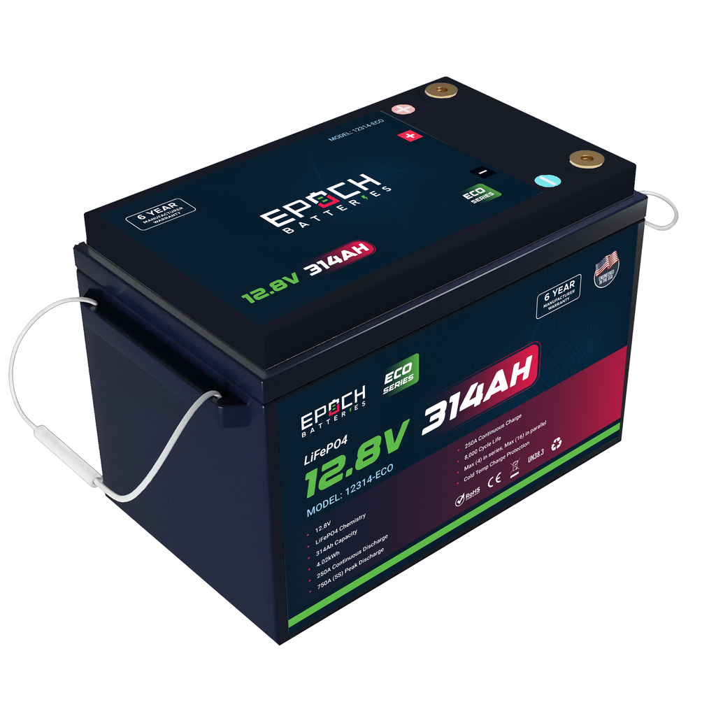 12V 314Ah (4.02kWh) Eco Series LiFePO4 Battery