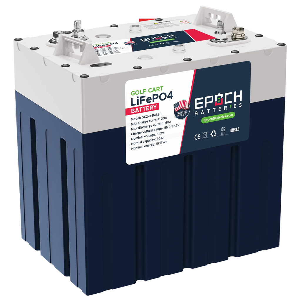 48V 30Ah (1.54kWh) GC2 Golf Cart LiFePO4 Battery