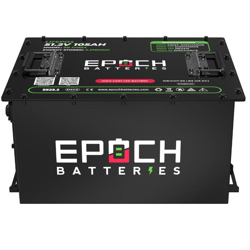 48V 105Ah LiMax Series - LiFePO4 Golf Cart Battery - Battery Only