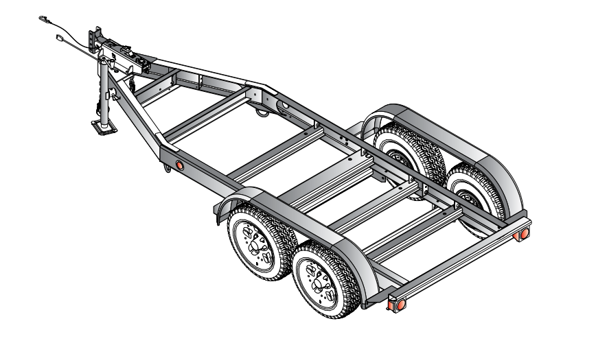Multiquip MQ TRLR70USH Trailer DCA70SSI Hydraulic