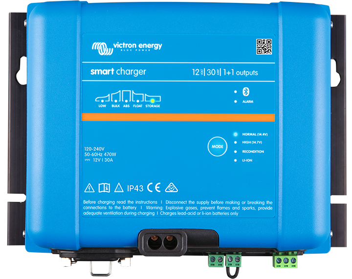 Smart IP43 Charger 12/30(1+1) 120-240V