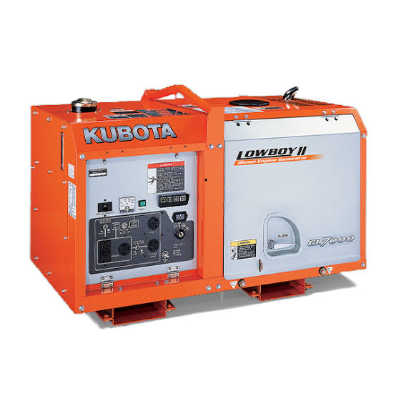 Kubota GL7000 Lowboy II 7kW Diesel Generator (7000W, Receptacle)