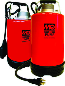 Multiquip MQ ST2037F Pump-Sub 2" 1HP 115V 73GPM 1Ø w/Float