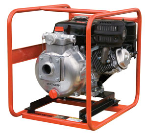 Multiquip MQ QPT205SLT Pump-High Pressure 2" Honda GX240 126GPM