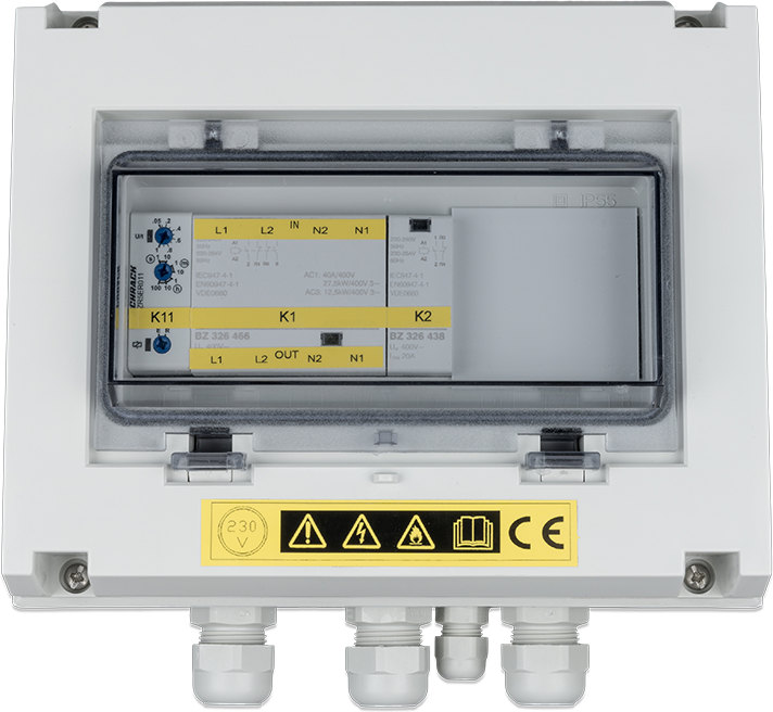 VE Transfer Switch 10KVA, 1ph, 200-250Vac