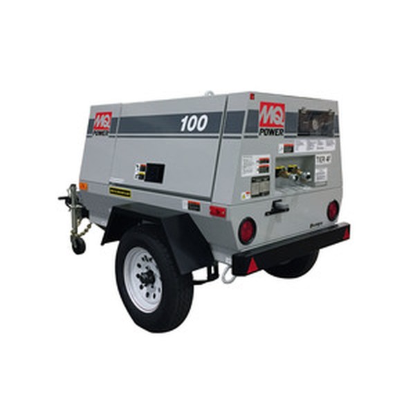 Multiquip MQ DIS100SSK4F 95 CFM Towable Air Compressor Kubota Tier 4 Final