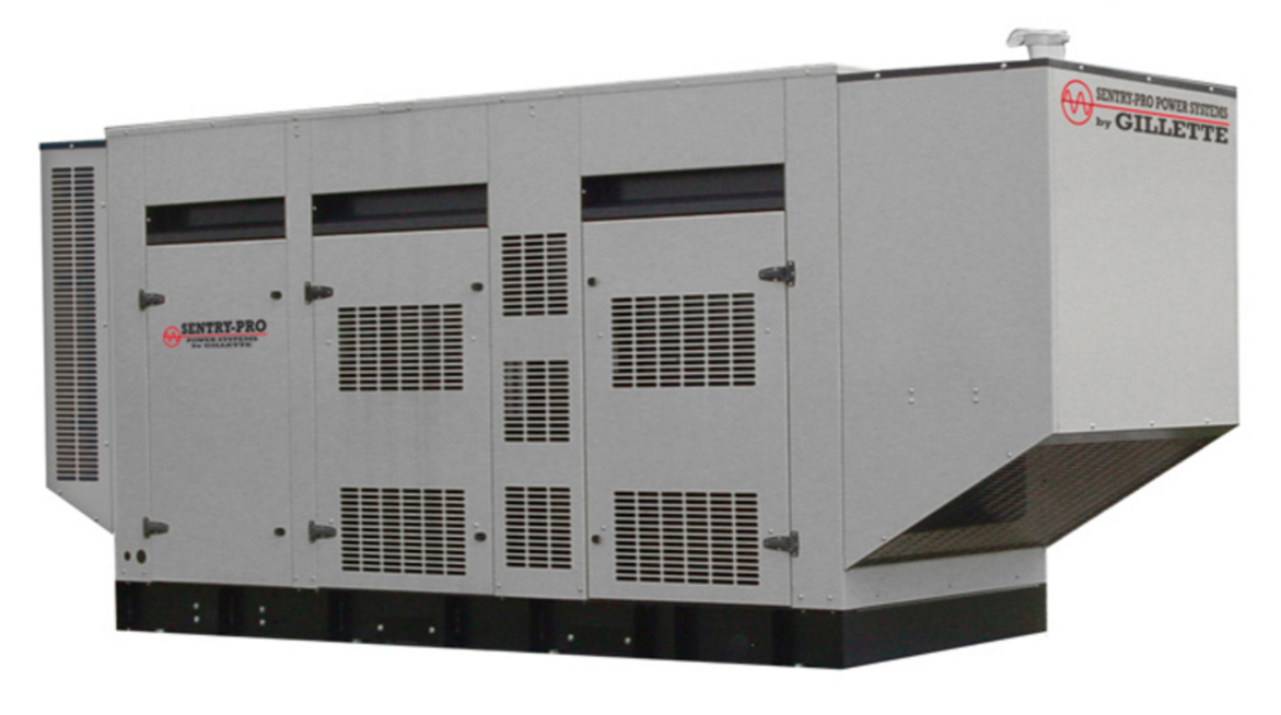 Gillette SPVD-4000 400kW Diesel Standby Generator