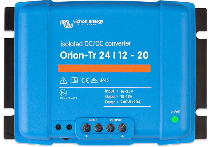 Orion-Tr 48/24-5A (120W) Isolated DC-DC converter