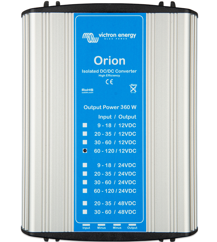 Orion 110/12-30A (360W) Isolated DC-DC converter