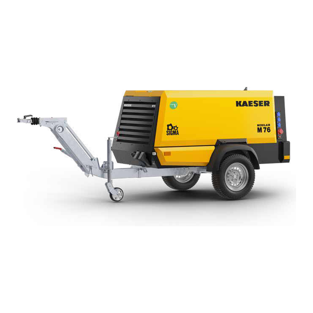 Kaeser MOBILAIR M76 Towable Rotary Screw Air Compressor - 270 CFM, Diesel