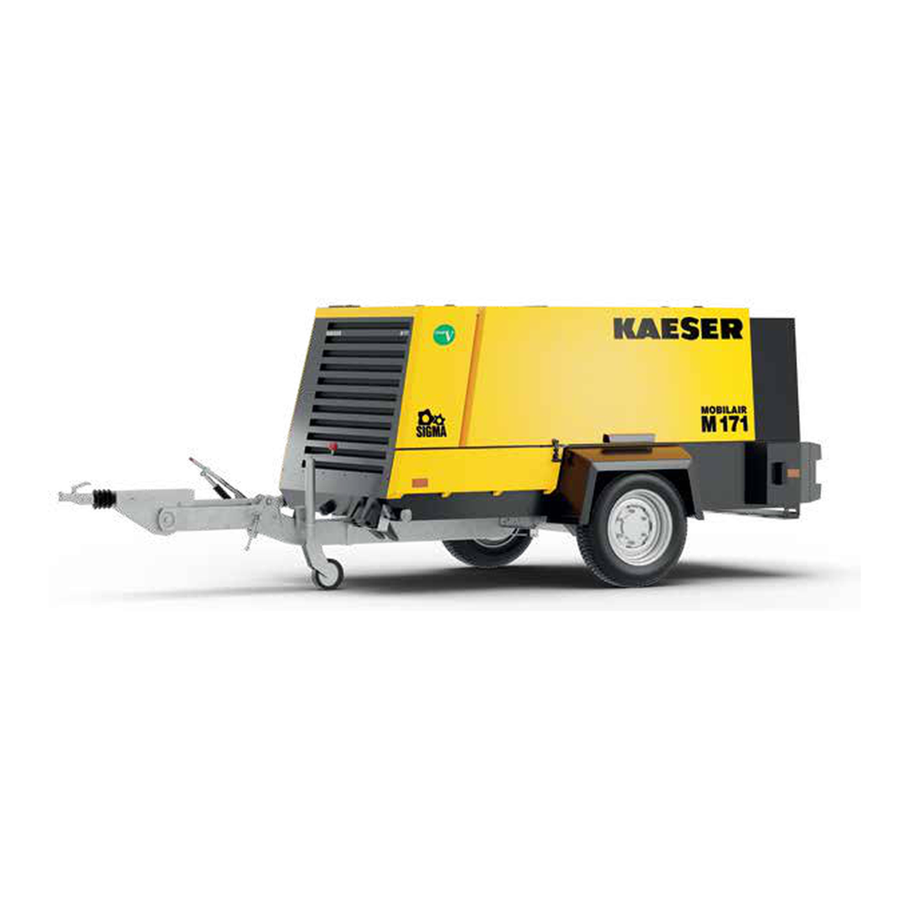 Kaeser MOBILAIR M171 Towable Rotary Screw Air Compressor - 600 CFM, Diesel