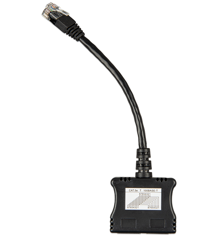 RJ45splitter 1xRJ45male/2xRJ45fem.*If 0, order ASS030065511*