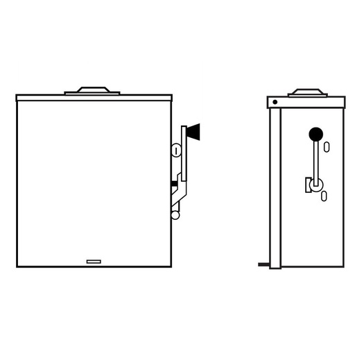 [64863-006] WINCO 200 Amp Manual Transfer Switch 120/240V 1-PH