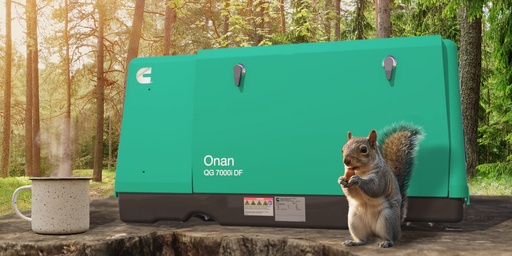 [A077T574] Cummins Onan 7 kW Dual-Fuel RV Generator — 7HGLCA-8312