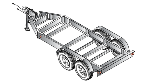 [TRLR125USH] Multiquip MQ TRLR125USH Trailer DCA125SS Hydraulic