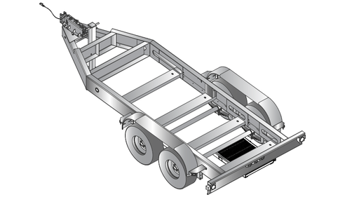 [TRLR220EVH] Multiquip MQ TRLR220EVH Trailer DCA220SSJU4F3 Hydraulic
