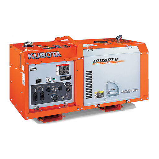 [G311200000] Kubota GL11000 Lowboy II 11kW Diesel Generator (11000W, Receptacle)