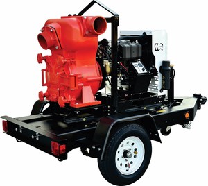 [MQ62TKT] Multiquip MQ MQ62TKT Pump Trash 6" KOHLER Trailer 28GAL