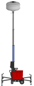 [GBBAT8BM] Multiquip MQ GBBAT8BM Light Balloon LED 800W 4Whl Crt 48V Batt