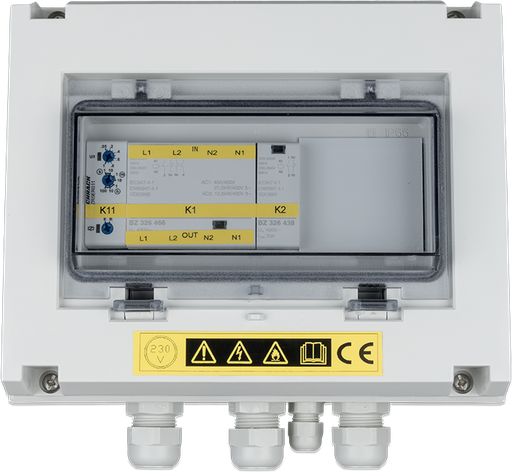 [COS230103100] VE Transfer Switch 10KVA, 1ph, 200-250Vac