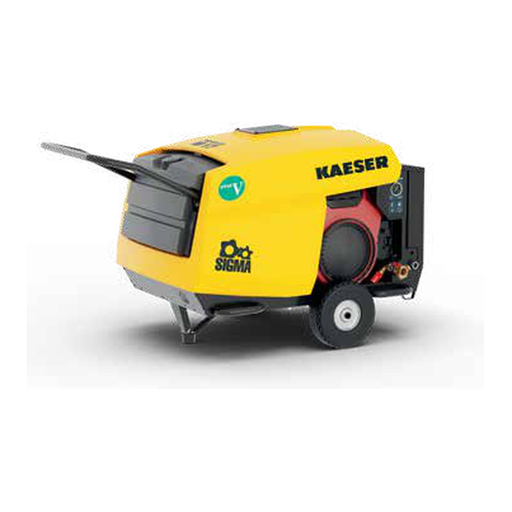 [KAE-M17] Kaeser MOBILAIR M17 Portable Rotary Screw Air Compressor - 60 CFM, Gas