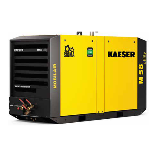 [KAE-M58U] Kaeser MOBILAIR M58 Utility Rotary Screw Air Compressor - 210 CFM, Diesel