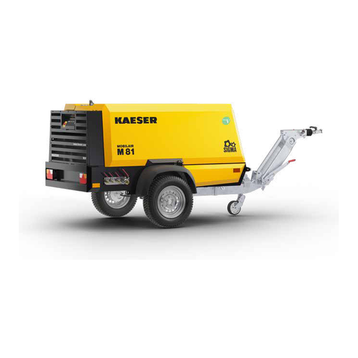 [KAE-M81] Kaeser MOBILAIR M81 Towable Rotary Screw Air Compressor - 295 CFM, Diesel