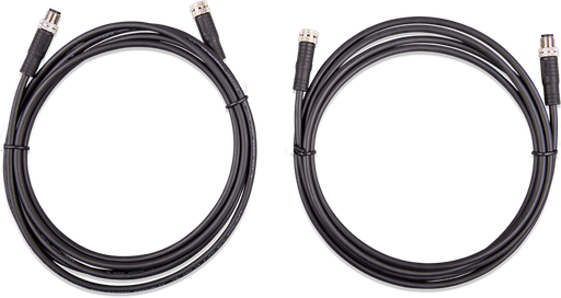 [ASS030560300] M8 circular connector Male/Female 3 pole cable 3m (bag of 2)