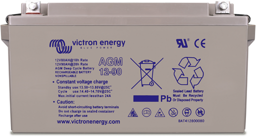 [BAT412151085] 12V/165Ah AGM Deep Cycle Batt. (M8)