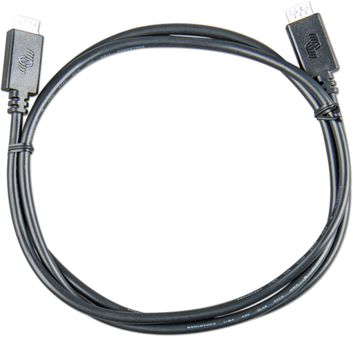 [ASS030531320] VE.Direct Cable 10m (one side Right Angle conn)